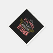 Alcohol Is A Misunderstood Vitamin Serviette (Ecke)