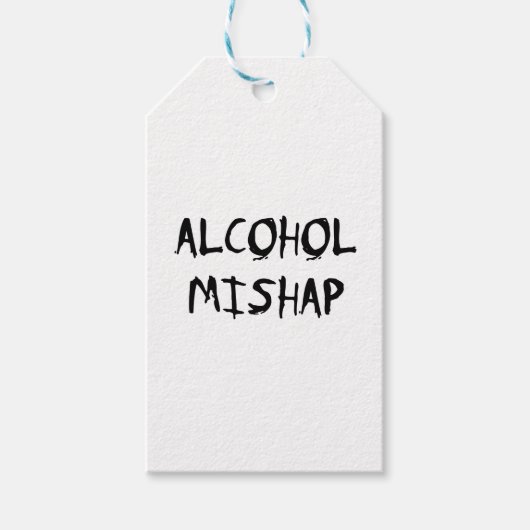 Alcohol Mishap Geschenkanhänger (Vorderseite)