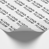 Alcohol Mishap Geschenkpapier (Ecke)