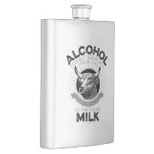 Alcohol vs. Milk Flachmann (Rechts)