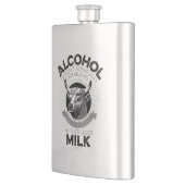 Alcohol vs. Milk Flachmann (Links)