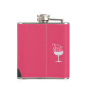 Alcolhol füllt den Raum, in dem meine Sorgfalt Flachmann (Rückseite)