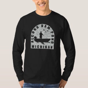 Alcona Damm Teich Angeln Michigan   T-Shirt
