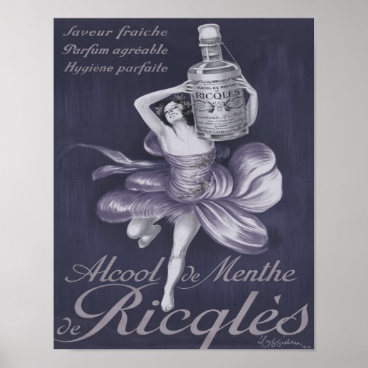Alcool de menthe de Ricqlès 1924 Plakat (Vorne)
