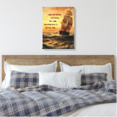 Alcott Canvas Print Leinwanddruck (Insitu (Schlafzimmer))