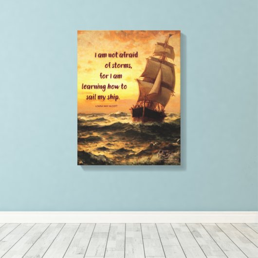 Alcott Canvas Print Leinwanddruck (Insitu (Holzboden))