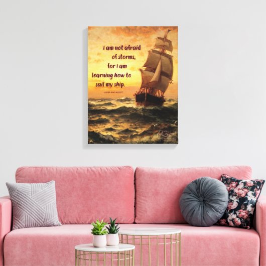 Alcott Canvas Print Leinwanddruck (Insitu (Wohnzimmer))