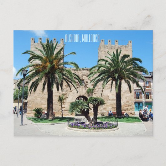 Alcudia, Mallorca Feiertagspostkarte (Vorderseite)