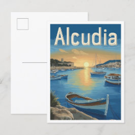 Alcudia Spanien Kunst, Dichtung und Musik Postkarte