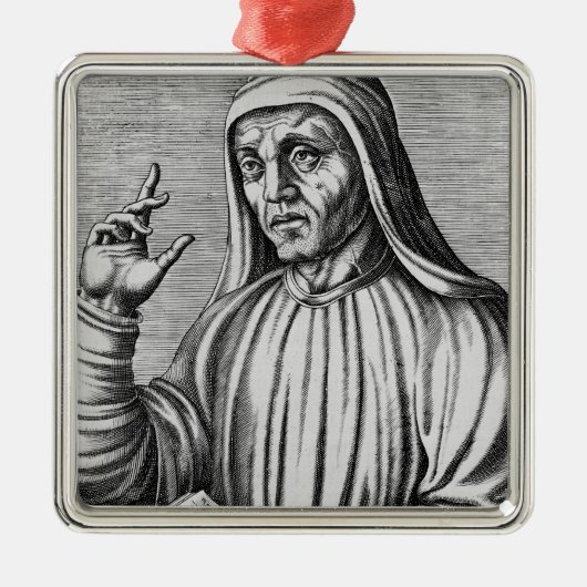 Alcuin von York Silbernes Ornament (Vorne)