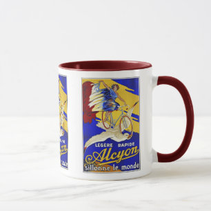Alcyon Cycles - Vintage Fahrrad Kunst Tasse