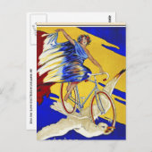 Alcyon Cycles - Vintage Fahrradkunst Postkarte (Vorne/Hinten)