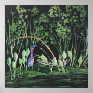 ALD FLORIDA WADING BIRD Poster