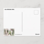 ALD JERUSALEM, ISRAEL POSTKARTE (Rückseite)