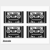 ALD-SKOOL-Aufkleber Rechteckiger Aufkleber (Blatt)