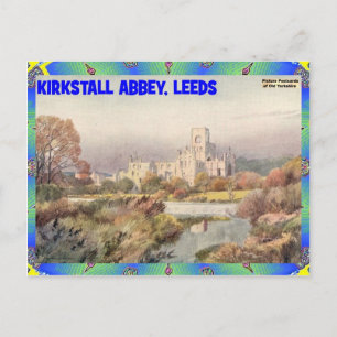ALD YORKSHIRE - KIRKSTALL ABBEY, LEEDS POSTKARTE
