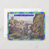 ALD YORKSHIRE - KNARESBOROUGH POSTKARTE (Vorne/Hinten)