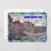 ALD YORKSHIRE - ROBIN HOOD'S BAY POSTKARTE (Vorne/Hinten)