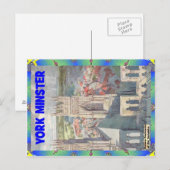 ALD YORKSHIRE - YORK MINSTER POSTKARTE (Vorne/Hinten)