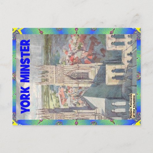 ALD YORKSHIRE - YORK MINSTER POSTKARTE (Vorderseite)