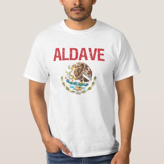 Aldave Familienname T-Shirt (Vorderseite)