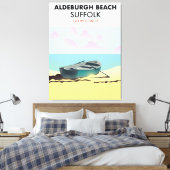 Aldeburgh Beach Suffolk Leinwanddruck (Insitu (Schlafzimmer))