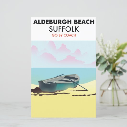 Aldeburgh Beach Suffolk Poster (Stehend Vorderseite)
