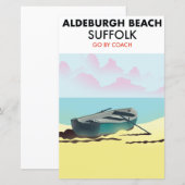 Aldeburgh Beach Suffolk Poster (Vorne/Hinten)