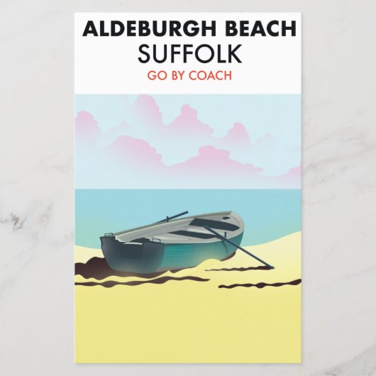 Aldeburgh Beach Suffolk Poster (Vorderseite)