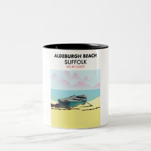 Aldeburgh Beach Suffolk Zweifarbige Tasse