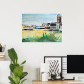 Aldeburgh-Boote am Strand Poster (Heimbüro)