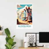 Aldeburgh England Travel Poster Vintage Ski (Heimbüro)