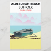 Aldeburgh Strand Suffolk Poster (Vorderseite)