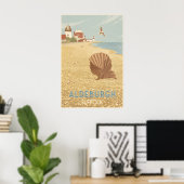 Aldeburgh Suffolk Küsten Reiseplakat Poster (Heimbüro)