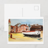 Aldeburgh, Suffolk Landschaft – Küstenkunst Postkarte (Vorne/Hinten)