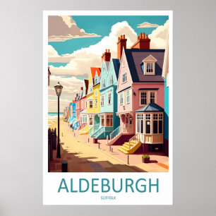 Aldeburgh Vintage-Reiseposter Ski-Nationalpark Poster