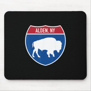 Alden New York Buffalo Ny Autobahn Interstate Schi Mousepad
