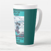 Alderburgh Suffolk Beach Art Large Coffee Tasse (Rechte Ecke)