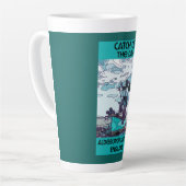Alderburgh Suffolk Beach Art Large Coffee Tasse (Linke Ecke)