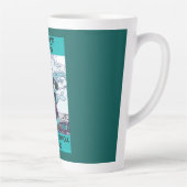 Alderburgh Suffolk Beach Art Large Coffee Tasse (Rechts)