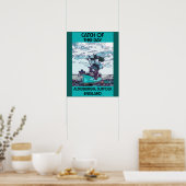 Alderburgh Suffolk Beach Art Poster (Küche)