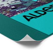 Alderburgh Suffolk Beach Art Poster (Ecke)