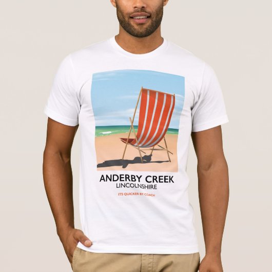 Alderby Seaside Poster T-Shirt (Vorderseite)