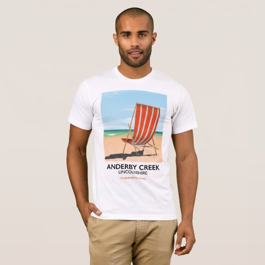 Alderby Seaside Poster T-Shirt (Vorne ganz)