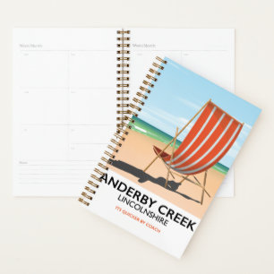 Alderby Strand Reiseplakat Planer