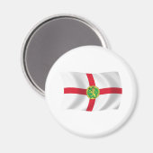 Alderney Flag Magnet (Vorderseite/Rückseite)