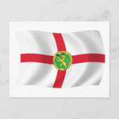 Alderney Flag Postcard Postkarte (Vorderseite)