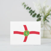 Alderney Flag Postcard Postkarte (Stehend Vorderseite)