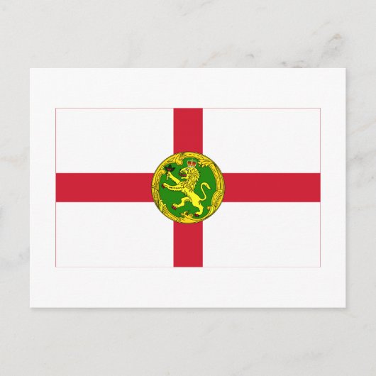 Alderney Flag Postkarte (Vorderseite)
