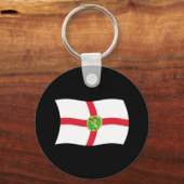 Alderney Flag Schlüsselanhänger (Vorderseite)